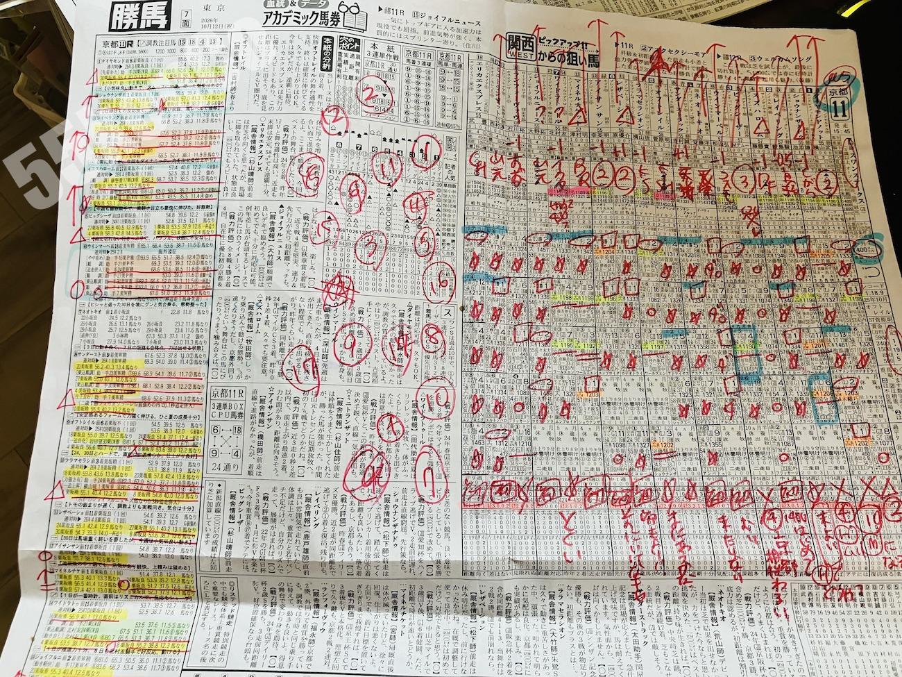 ケン子の感想〜10月12日(月)スワンS