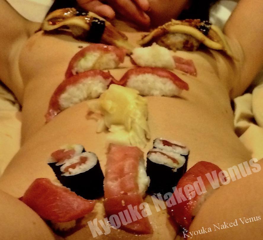 女体盛るなら美しく(笑)